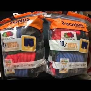 2 packs of 10 boys boxer briefs.